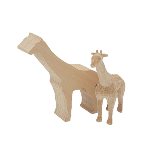 Schnitzrohling Giraffe