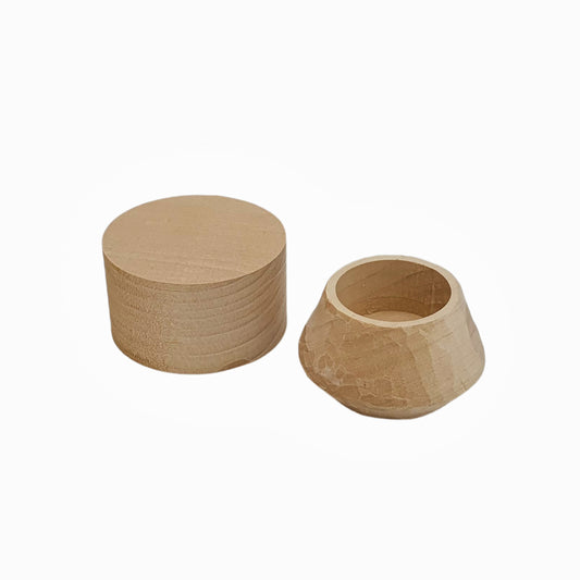 Schnitzrohling Eierbecher 7 cm