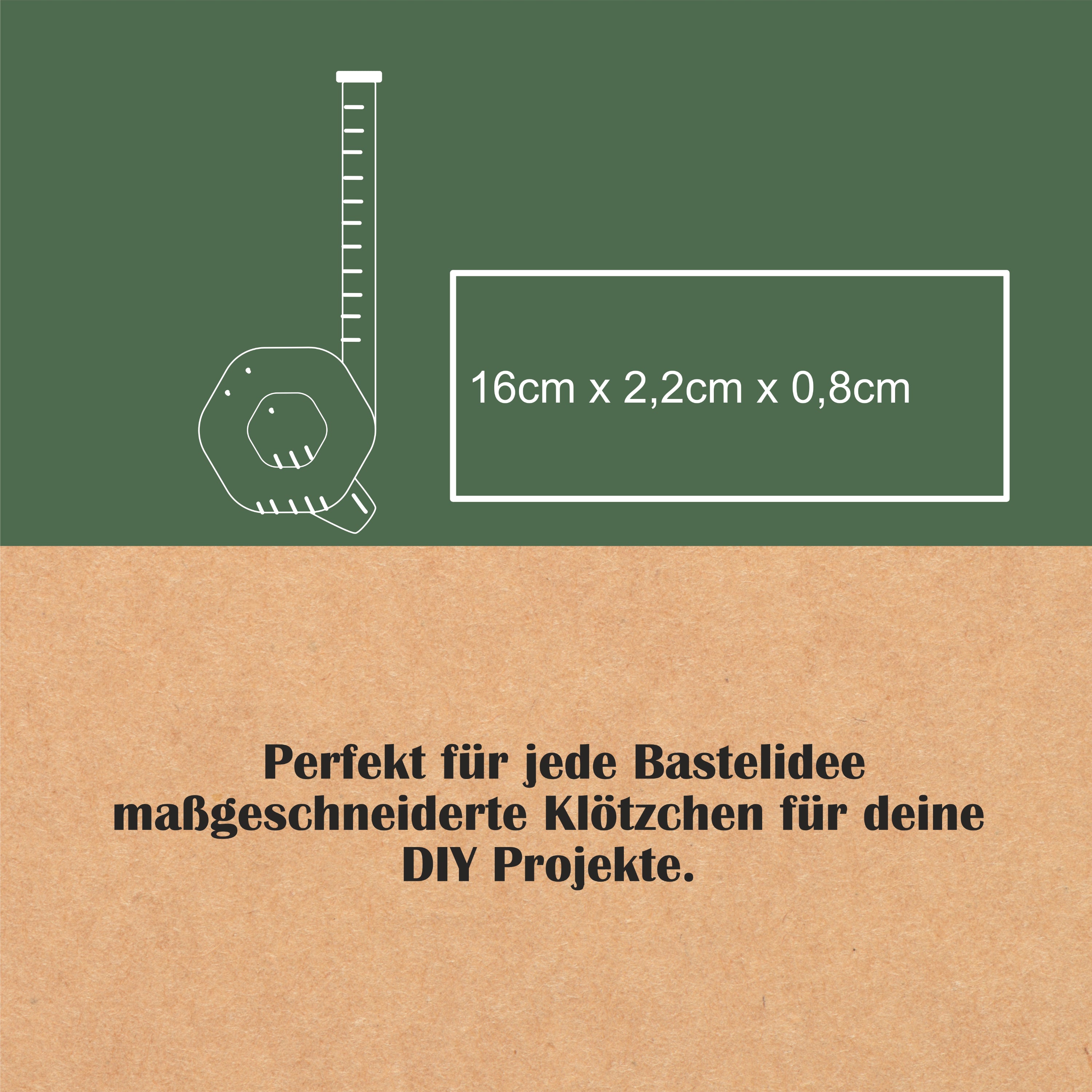 Blocchi di quercia 160 - 480 pezzi 