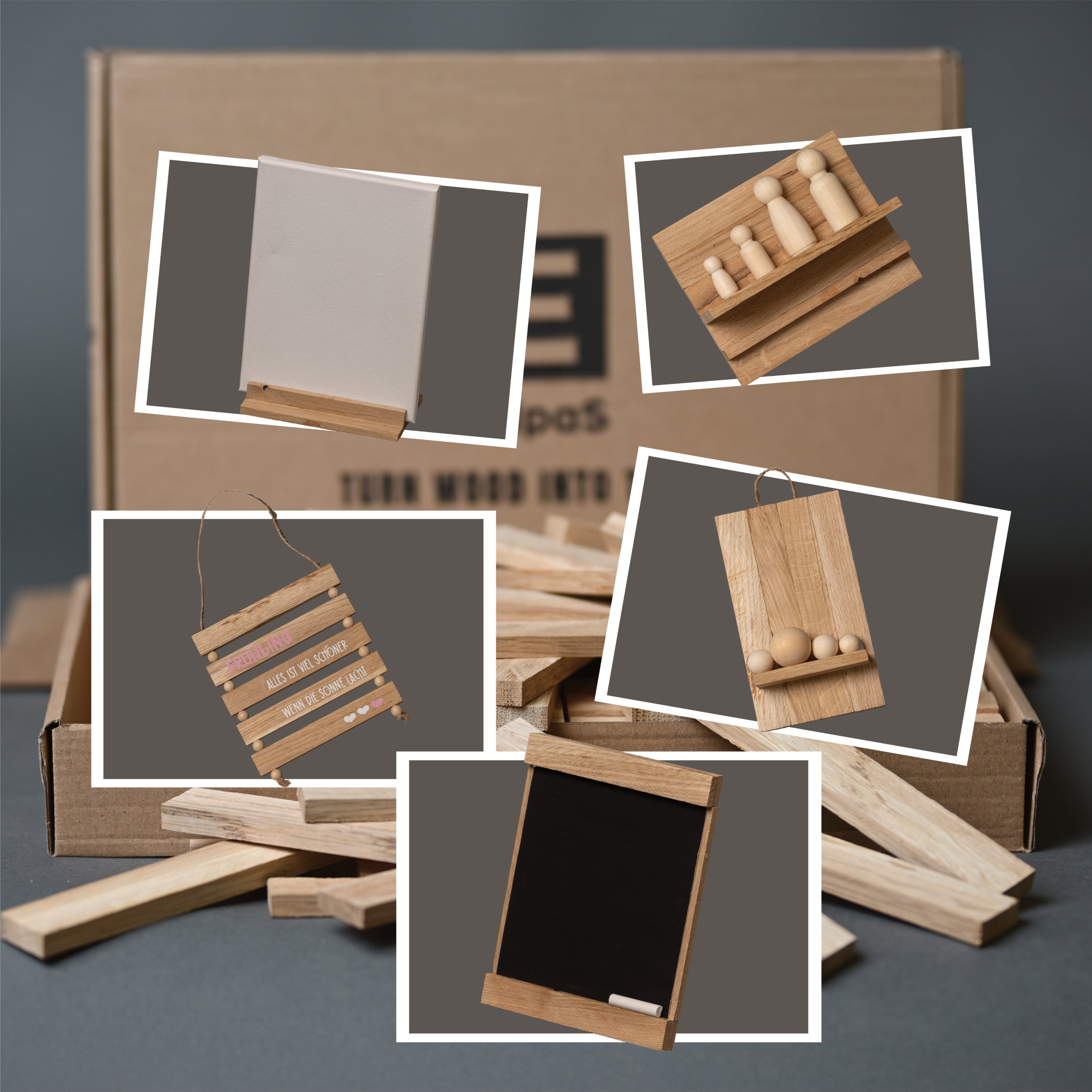 Blocchi di quercia 160 - 480 pezzi 