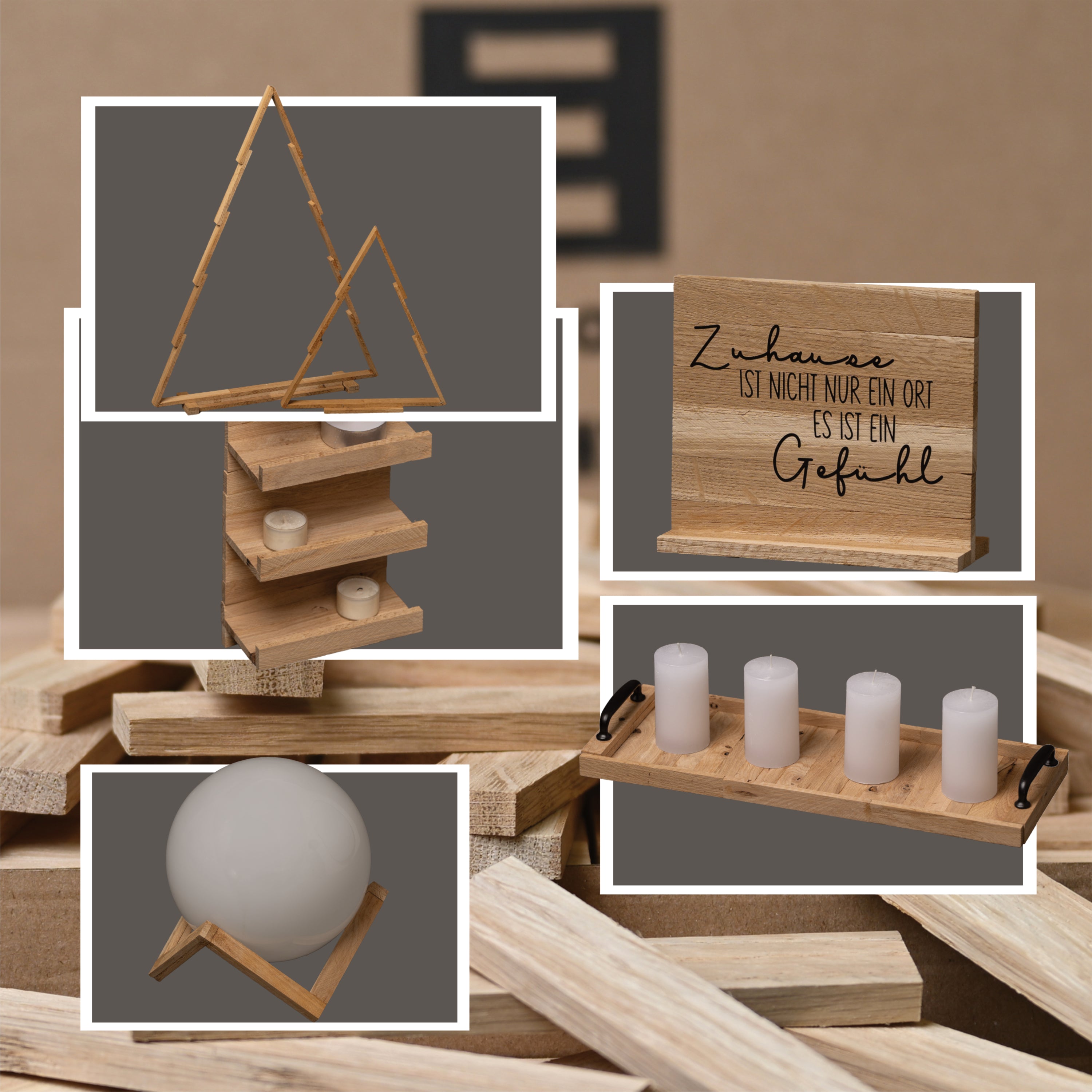 Blocchi di quercia 160 - 480 pezzi 