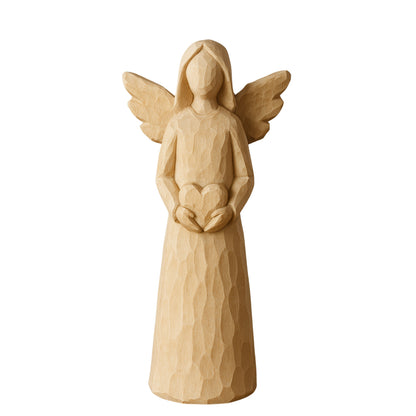 Schnitzrohling „Engel Mira“  | 15 × 8 × 5 cm
