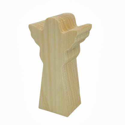 Schnitzrohling „Engel Mira“  | 15 × 8 × 5 cm