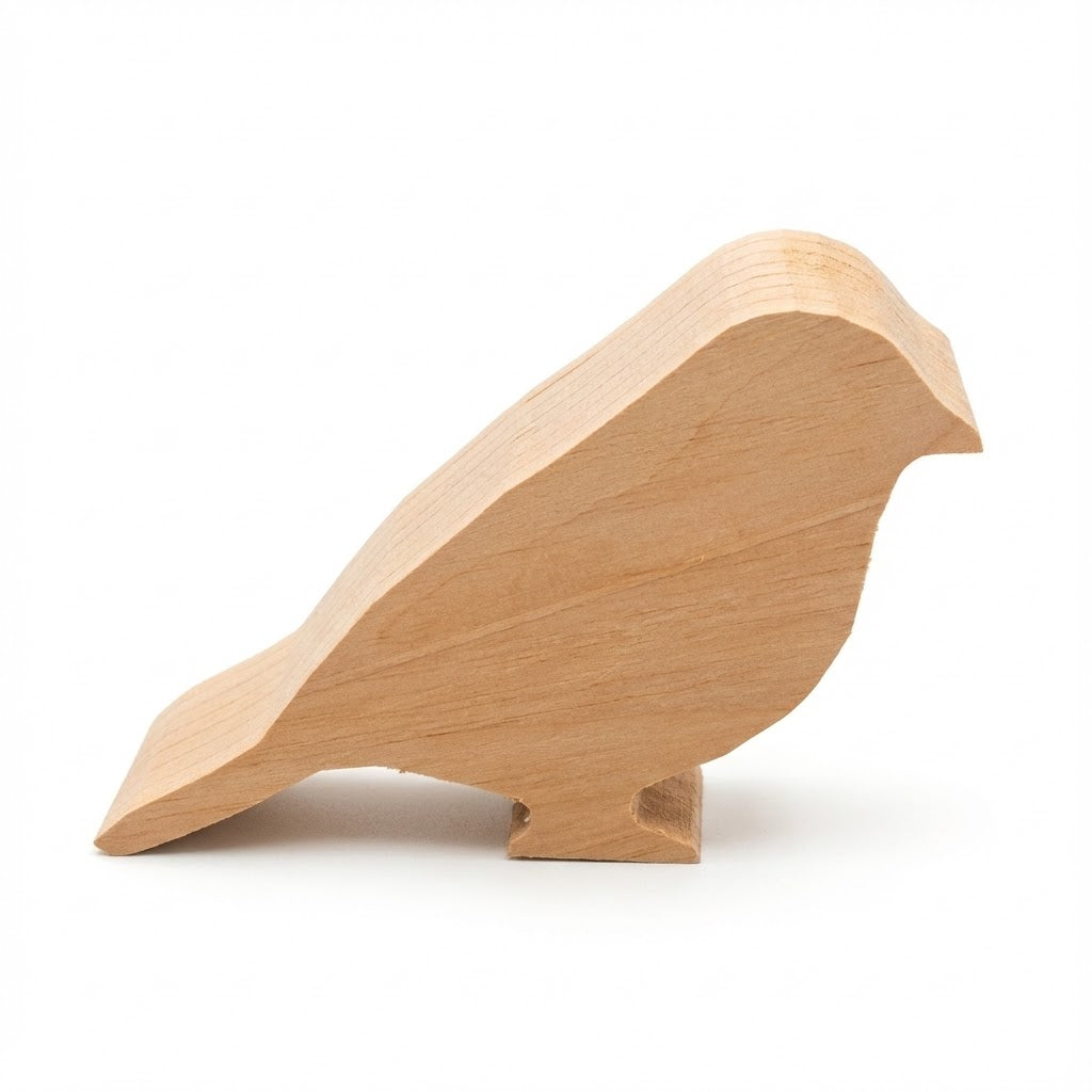 Carving blank sparrow 