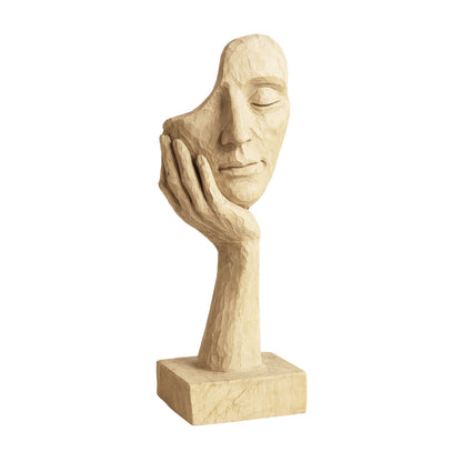 Schnitzrohling „Hand mit Gesicht“ (24 x 9 x 5 cm)