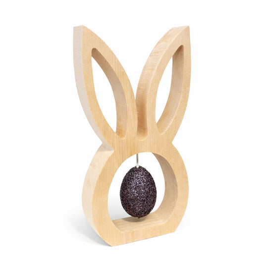 Holz Hase aus Zirbenholz 30 cm