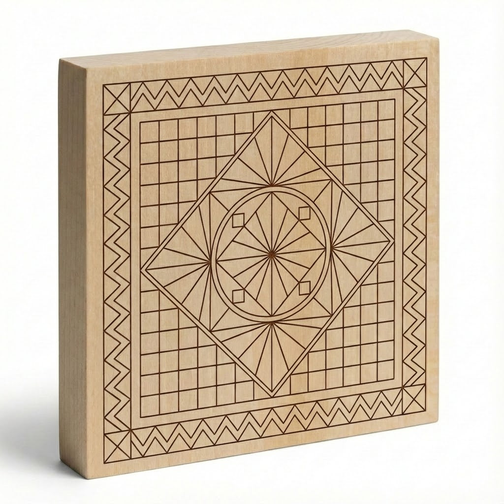 Intaglio grezzo 20 x 20 cm con motivi