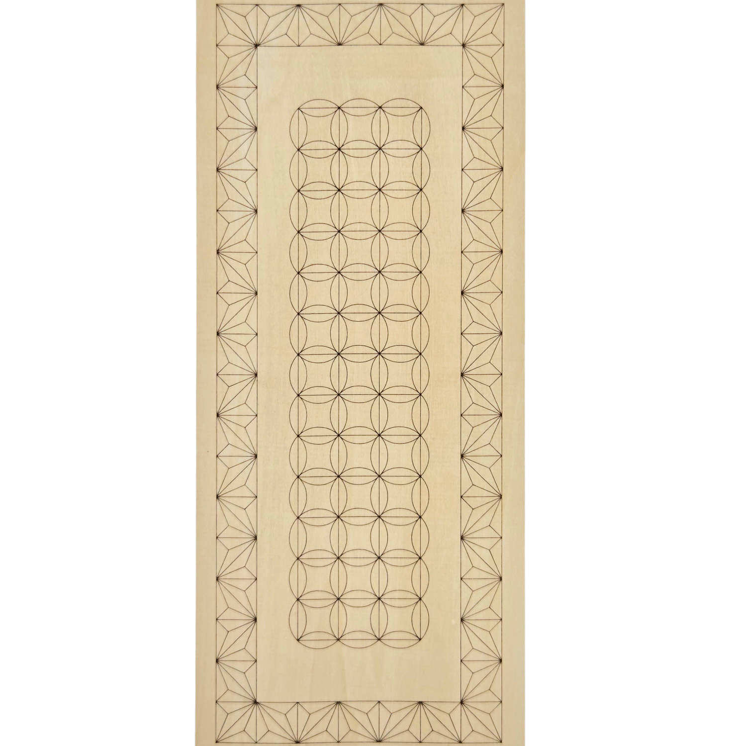 Intaglio grezzo 30 x 12 cm con motivi