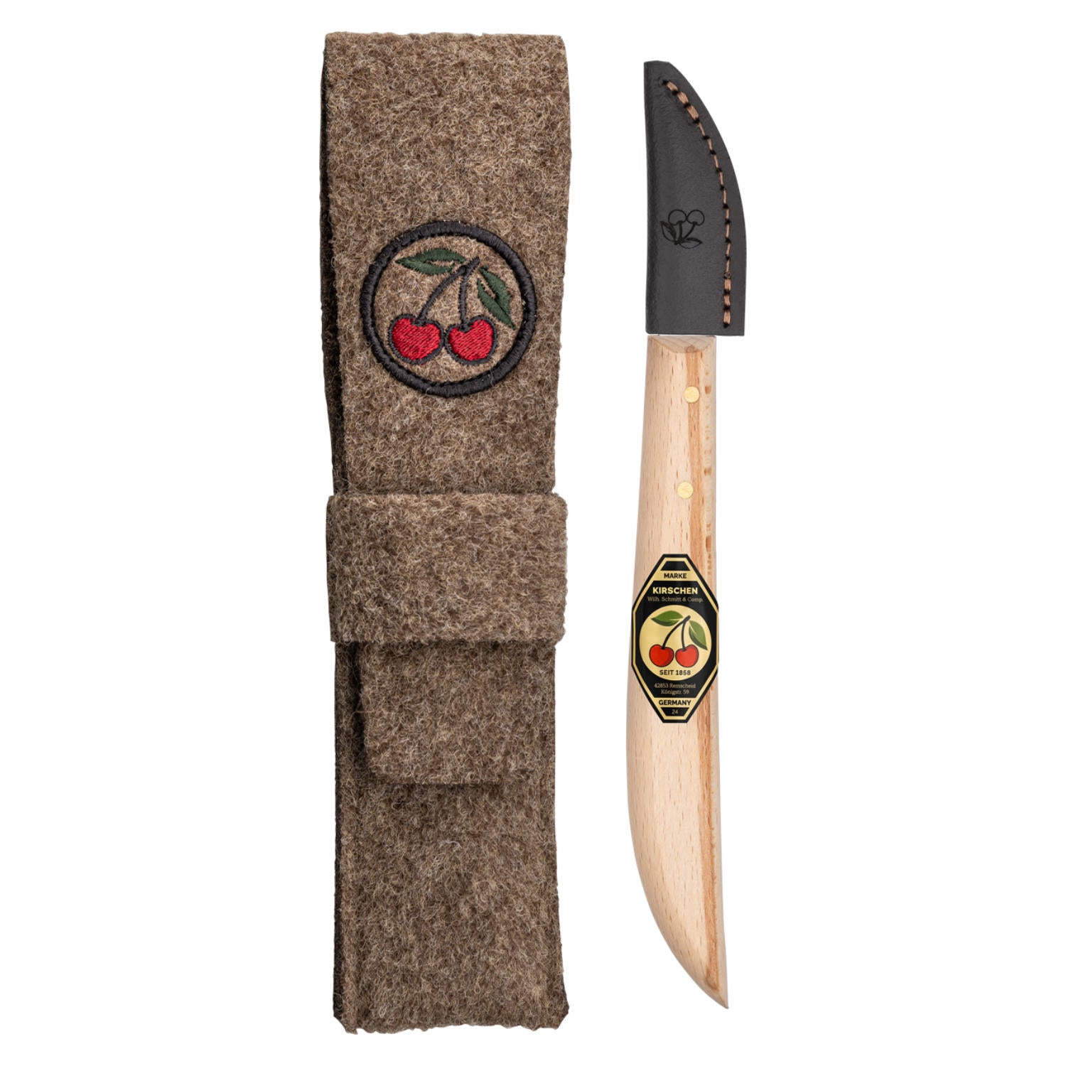 Kerbschnitzmesser in Filztasche