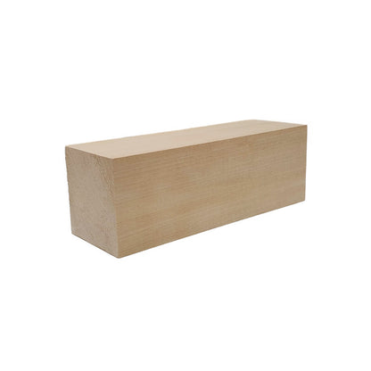 Lindenholz 20 cm x 8,5 cm x 8,5 cm sägerau