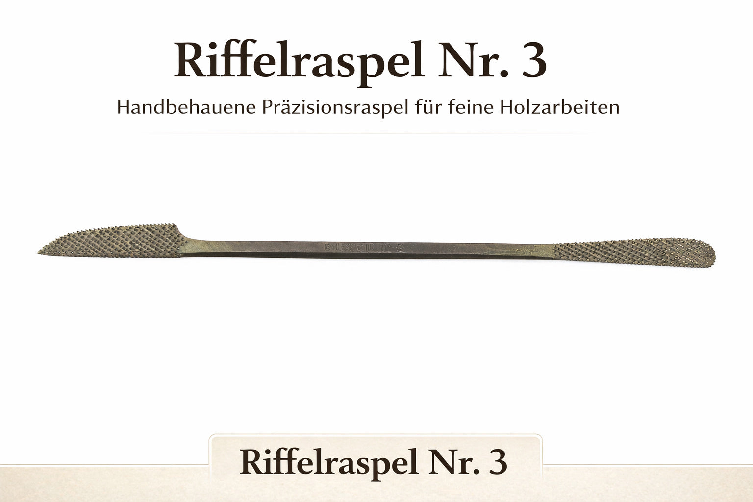 STUBAI Riffelraspelnsatz 3-tlg.