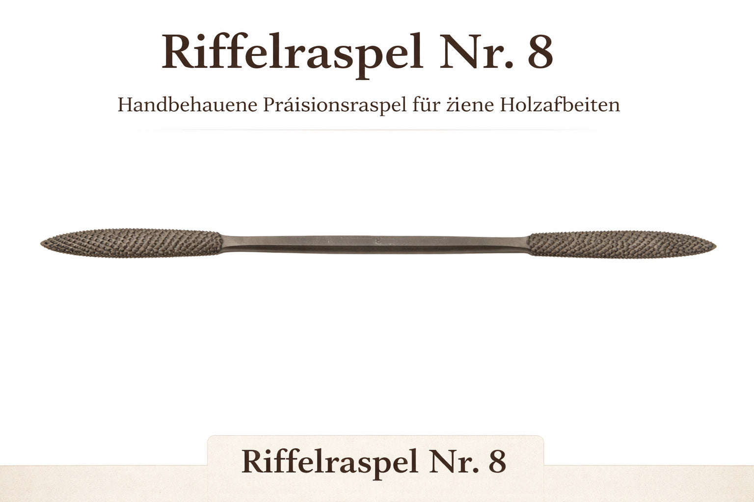 Set di raspe riffler STUBAI da 3 pezzi