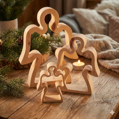 Zirbenholz Schutzengel