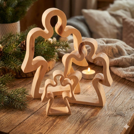 Zirbenholz Schutzengel