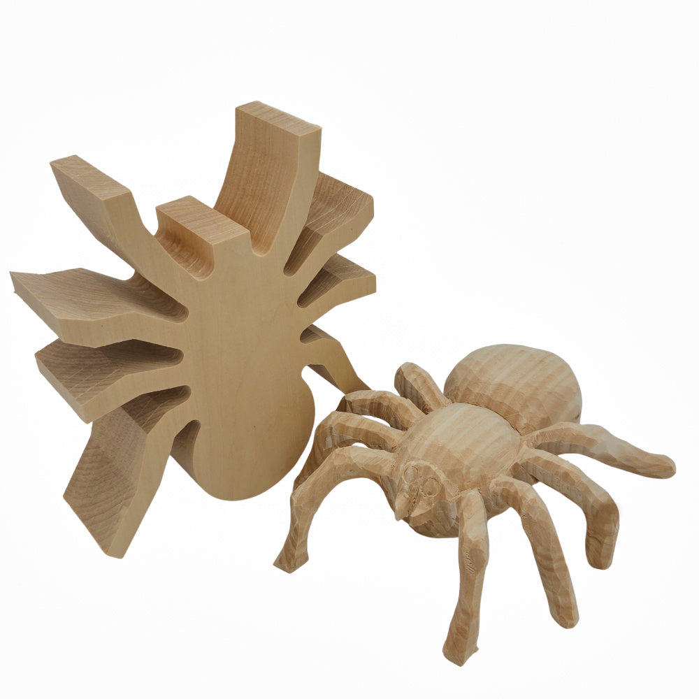 Holzspinne aus Lindenholz
