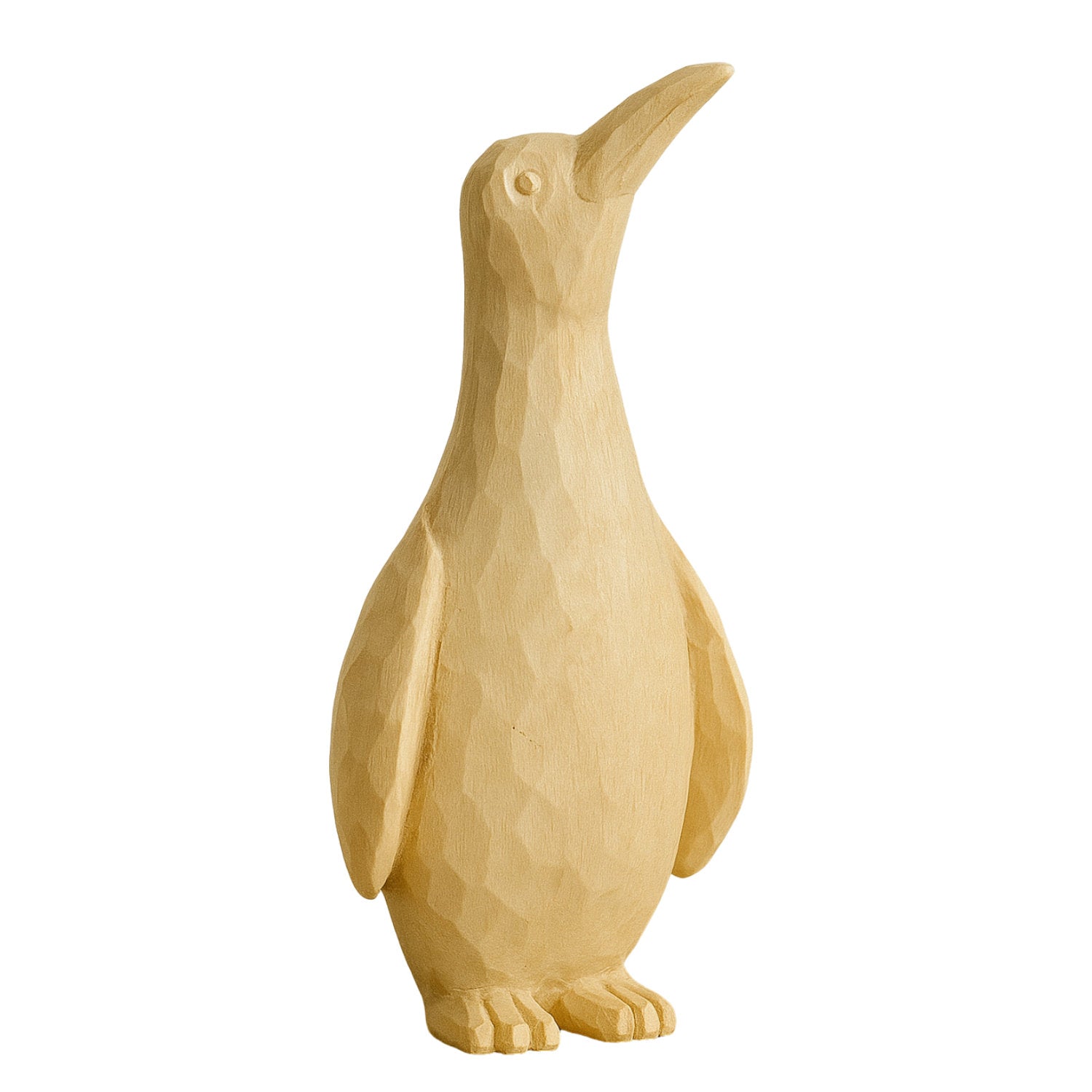 Schnitzrohling „Pinguin “ | 14 × 6,5 × 5 cm
