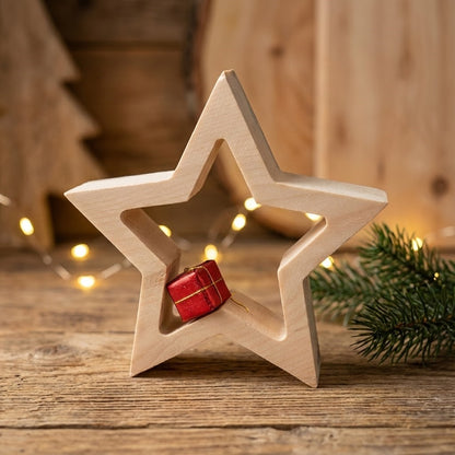 Zirbenholz Stern 19 cm