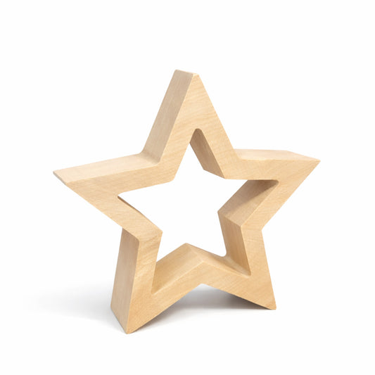 Zirbenholz Stern 19 cm