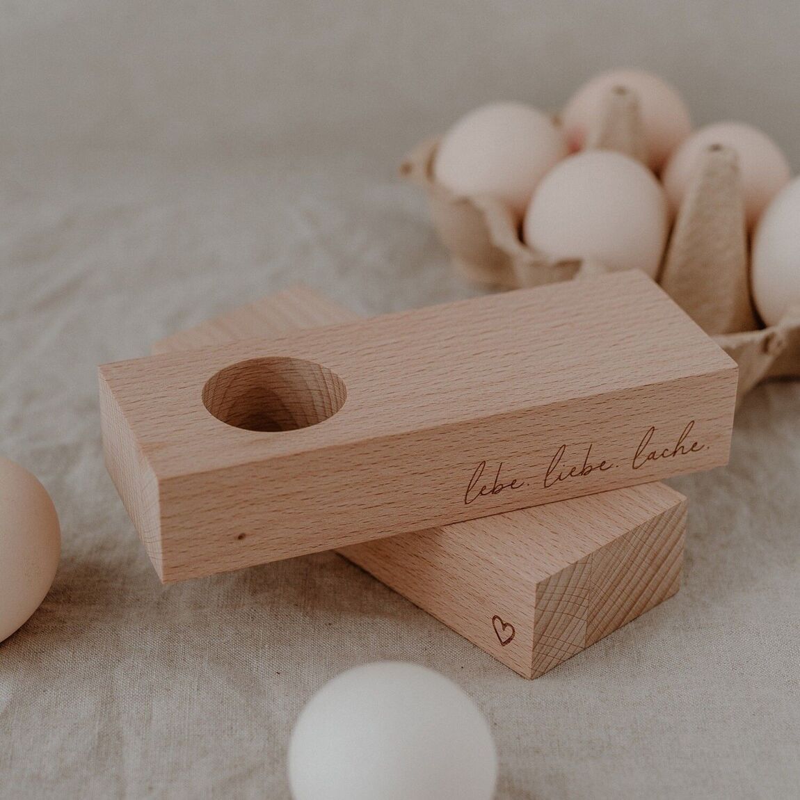 Eierbecher Herz 15 x 5,5cm - EdpaS